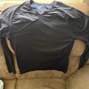 Figs navy blue under scrub top